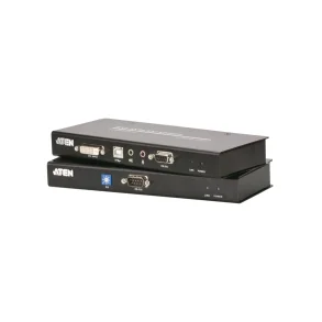 ATEN CE600 DVI KVM-Ext.USB Aud.RS232 60m