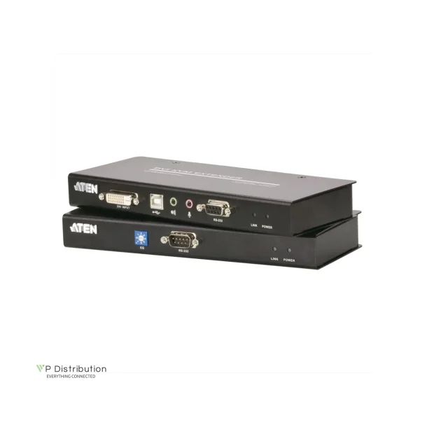 ATEN CE600 DVI KVM-Ext.USB Aud.RS232 60m