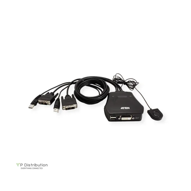 ATEN CS22D 2-Port USB DVI KVM Switch