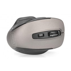 Digitus Wireless Ergonomic Optical Mouse 6D, 2.4 GHz 800/1000/1600 dpi, black-grey