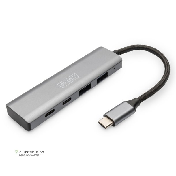 Digitus USB-C 4 Port HUB 2x USB-A + 2x USB-C Gen2