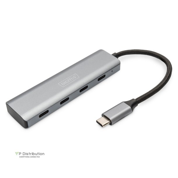 Digitus USB-C 4 Port HUB 4x USB-C 3.1 Gen1, 5Gbps
