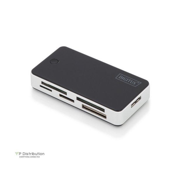 Digitus USB 3.0 Card Reader with 1m USB A connection cable Support MS/SD/SDHC/MiniSD/M2/CF/MD/SDXC cards
