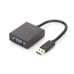 Digitus USB 3.0 to VGA Adapter, 1080p Input USB, Output VGA