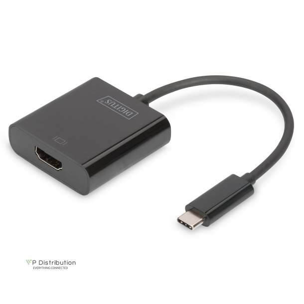Digitus USB Type-C to HDMI Adapter, 4K@30Hz black