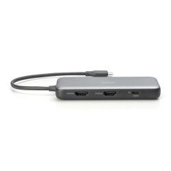 USB-C Docking Station, 8-Port 2xHDMI,3xUSB3.0,1xRJ45,1xSD,1xMicroSD,1xUSB-CPD