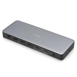 USB-C Docking Station, 13-Port, 3x HDMI, 2x DP 4x USB-A, 1x USB-C, 1x RJ45, 1x DC, 1x Audio