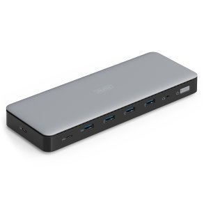 USB-C Docking Station, 13-Port, 3x HDMI, 2x DP 4x USB-A, 1x USB-C, 1x RJ45, 1x DC, 1x Audio