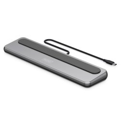 USB-C 8K Docking Station, 12-Port 2x HDMI, 1x DP, 3x USB-A, 1x USB-C, 1x RJ45, 1x PD