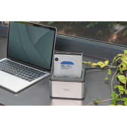 SATA Docking Station USB 3.0, 2-port, 2.5"/3.5" SSD/HDD, clone function