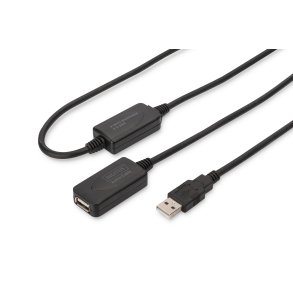 Digitus USB 2.0 Repeater Cable USB A male / A female, Length 20m