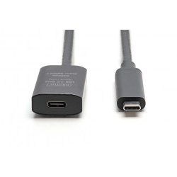 Active USB 3.2 Gen2 10G extension cable, USB-C - USB-C, 5m