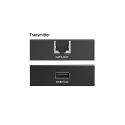 USB Extender, USB 2.0, 4x USB-A ports, 150m For use with CAT 6 (or higher) cable