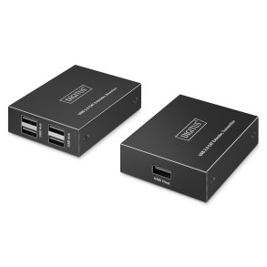 USB Extender, USB 2.0, 4x USB-A ports, 150m For use with CAT 6 (or higher) cable