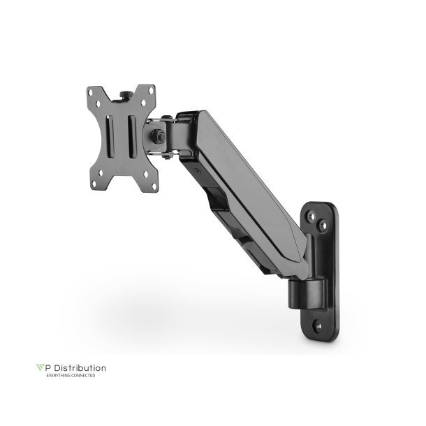 Digitus Single Gas Spring Monitor Wall Mount 17-32", 8 kg (max.), black
