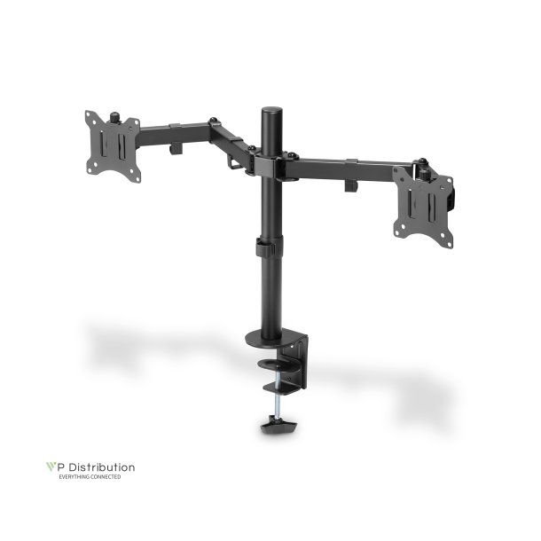 Digitus Dual Monitor Clamp Mount 15-32", 2x 8 kg (max.), black