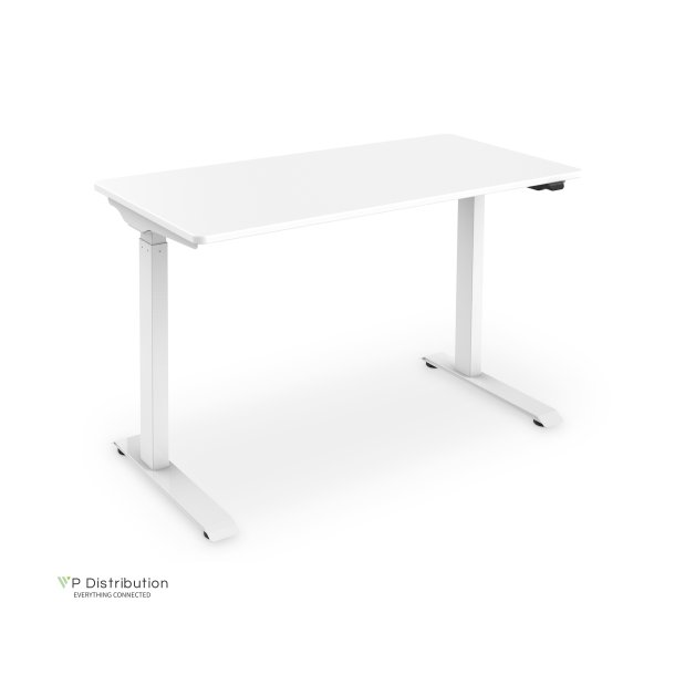 Digitus Electric height-adjustable Desk, 120x60x18cm top 50kg load, white