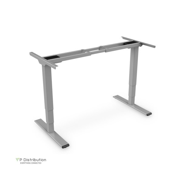 Digitus Height Adjustable Standing Desk Frame Dual motor, 3-stages, grey