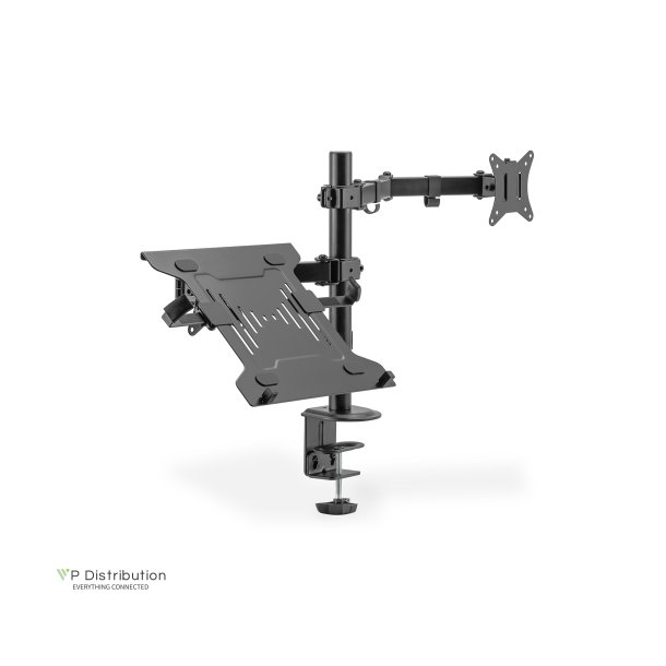 Digitus Montior Arm (17-32") / Notebook Tray 9 kg. max. each, clamp or grommet mount
