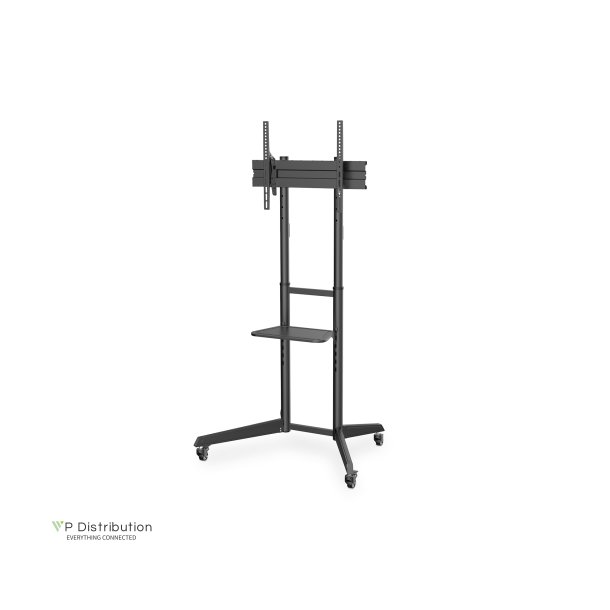 Digitus TV Cart with shelf 37-70", black