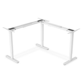 Digitus Electric Height Adjustable Desk Frame, 3-leg height:120 cm, load: 120 kg, white