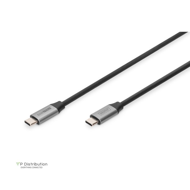 Digitus USB-C to USB-C, PD60W Gen1 USB3.0 Connectioncable 1m / 4K