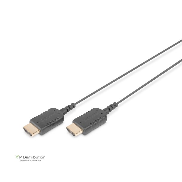 Digitus HDMI High Speed Connection Cable, Type A, HighFlex M/M, 2.0m, Ultra HD, 4K@30Hz, gold, bl