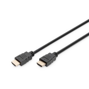 Digitus HDMI Premium High Speed Connection Cable, Type A M/M, 3.0m, w/Ethernet, Ultra HD, 4K@60Hz, gold, bl