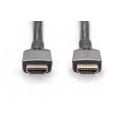 Digitus HDMI Ultra Premium High Speed Connection Cable, A M/M, 3.0m, Alu Housing, UHD, 8K@60Hz, gold, bl