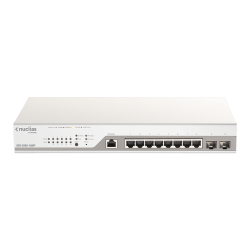 D-Link DBS-2000-10MP/E 10Port PoE Switch, Nuclias Cloud Managed Layer2 PoE+