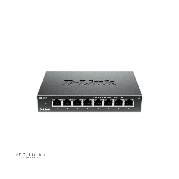 D-Link DES-108/E, 8 Pt. 10/100 Switch