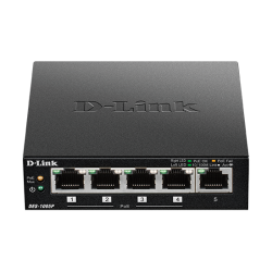 D-Link DES-1005P 5-port PoE Fast Ethernet Desktop Switch