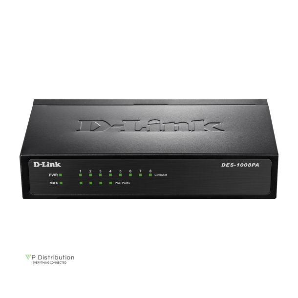 D-Link DES-1008PA Netzwerk Switch