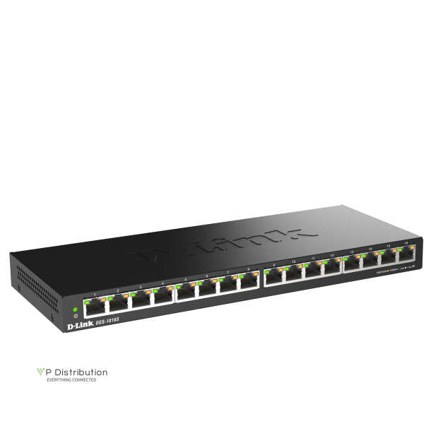 D-Link DGS-1016S/E 16-Poorts Gigabit Switch 10/100/1000Mbps Unmanaged