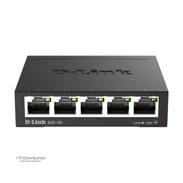 D-Link DGS-105 5-Port Gigabit Ethernet Desktop Switch