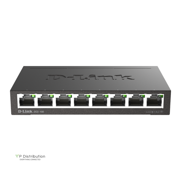 D-Link DGS-108 8-Port Layer2 Gigabit Switch