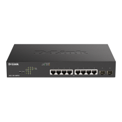 D-Link DGS-1100-10MPV2 10-Port PoE+ Gigabit Smart Switch 130W
