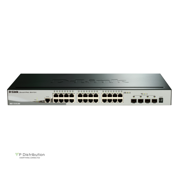 D-Link DGS-1510-28X Smart Managed Gigabit Stack Switch 4x 10G