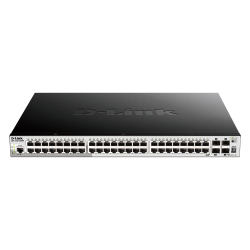 D-Link DGS-1510-52XMP 52-Port PoE+ Smart Managed Gigabit Stack Switch 4x10G