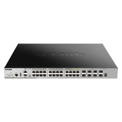 D-Link DGS-3630-28PC/SI/E 28-Port Layer 3 Gigabit PoE Stack Switch (SI)
