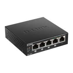 D-Link DGS-1005P/E 5-Port PoE+ Switch Gigabit 4 PoE+ Ports 60W