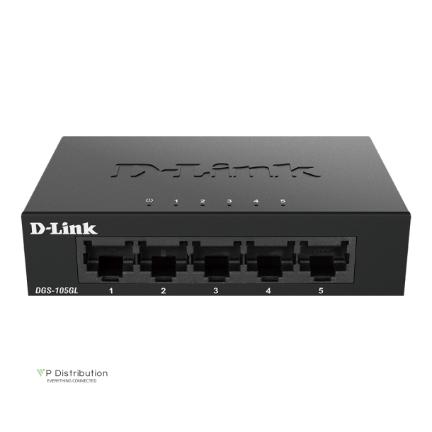 D-Link DGS-105GL/E 5-Port Gigabit Switch Light, Layer2 ohne IGMP