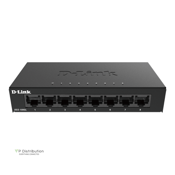 D-Link DGS-108GL/E 8-Port Gigabit Switch Light, Layer2 ohne IGMP