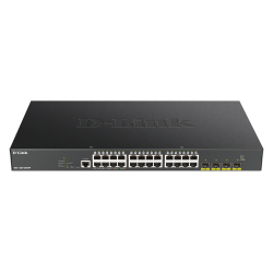 D-Link DGS-1250-28XMP Gigabit Switch PoE 28-Port Smart Managed PoE+ 4x 10G