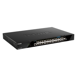 D-Link DGS-1520-28MP/E 28-Port Smart Managed PoE+ Gigabit Stack Switch, 4x 2.5 GE, 4x 10G