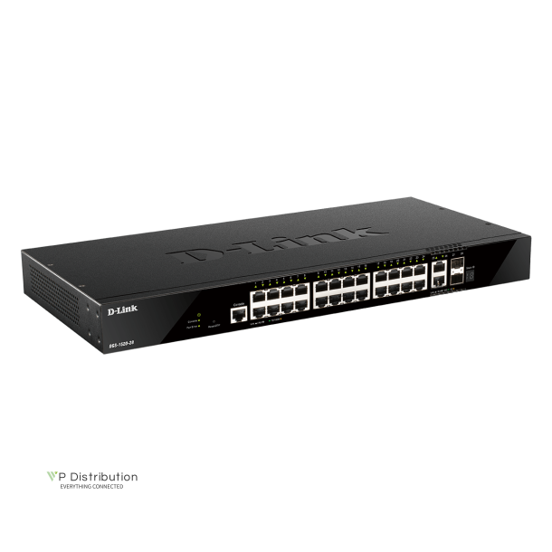D-Link DGS-1520-28/E 28-Port Smart Managed Gigabit Stack Switch 4x 10G