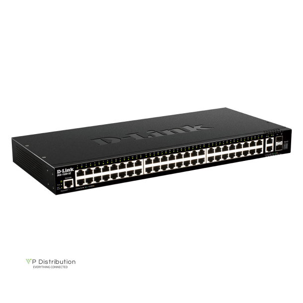 D-Link DGS-1520-52/E 52-Port Smart Managed Gigabit Stack Switch 4x 10G