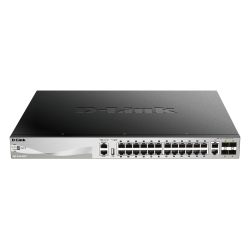D-Link DGS-3130-30PS/E 30Port PoE Switch, Layer 3 PoE Gigabit Stack (SI)
