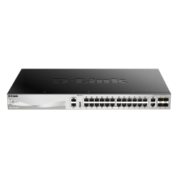 D-Link DGS-3130-30TS/E 30Port Switch, Layer 3 Gigabit Stack (SI)