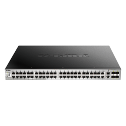 D-Link DGS-3130-54PS/E 54Port PoE Switch, Layer 3 PoE Gigabit Stack (SI